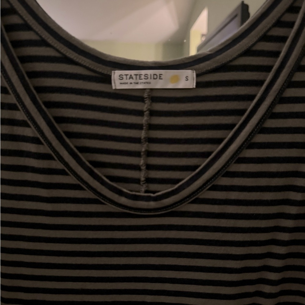 STATESIDE STRIPED WOMENS TANK DRESS